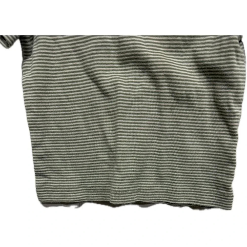 Carter's Child of Mine Toddler Boys Shirt 24M Green White Striped Mountain Tee